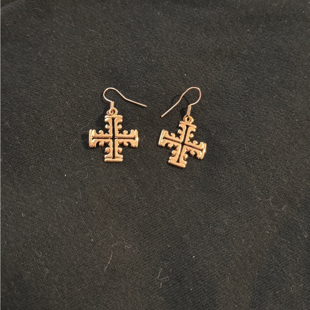 Rose Gold Tory Burch Earring